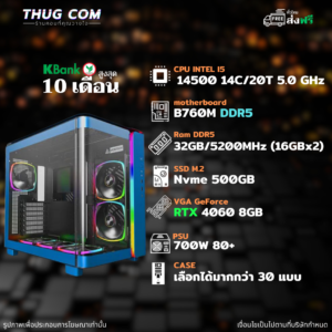 INTEL CORE I5 14500 RTX 4060 8GB DDR5 5200 32GB